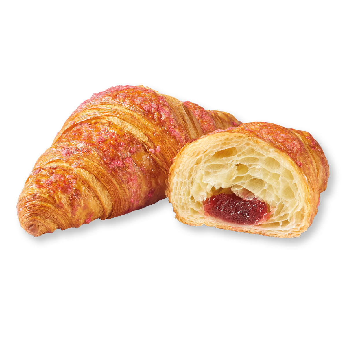 Fried Raspberry Croissant Italian Coffee